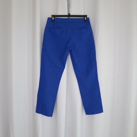 Joseph New Queen Garbandine Pants Cobalt Blue Sz 4 - Picture 3 of 8